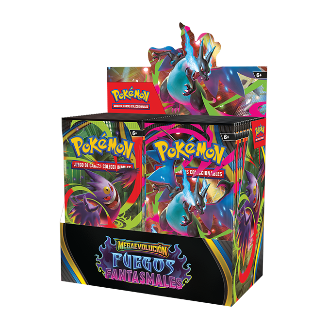 Megaevolución Fuegos Fantasmales Box Pokémon TCG