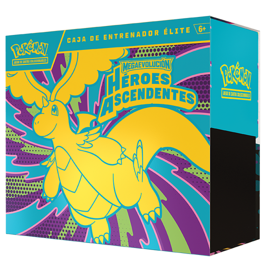 Caja de Entrenador Élite de Megaevolución Héroes Ascendentes de Pokémon TCG