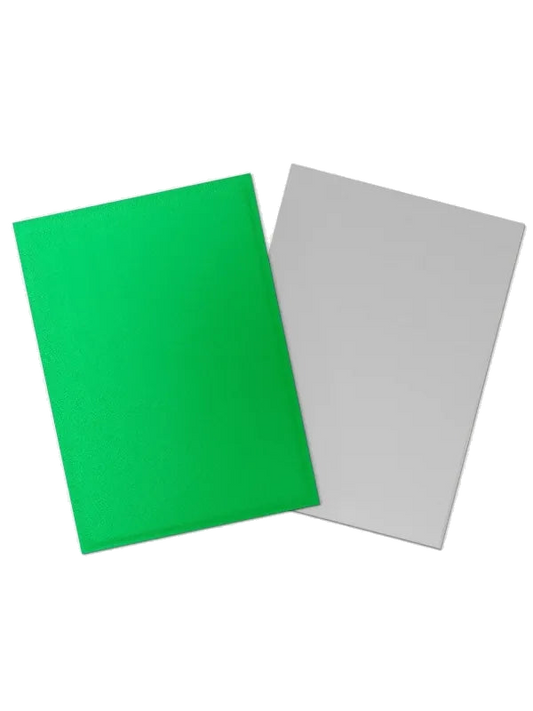 Fundas Standard Matte Dual (100 unidades) Apple Green & Silver - Dragon Shield