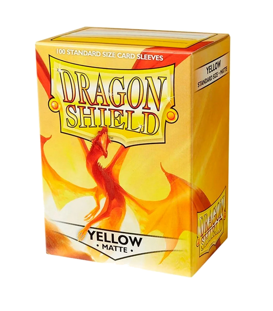 Fundas Standard Matte Amarillo (100 fundas) Dragon Shield